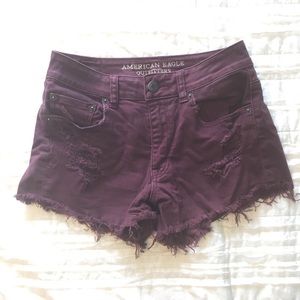 AE Destroyed High Rise Shorties